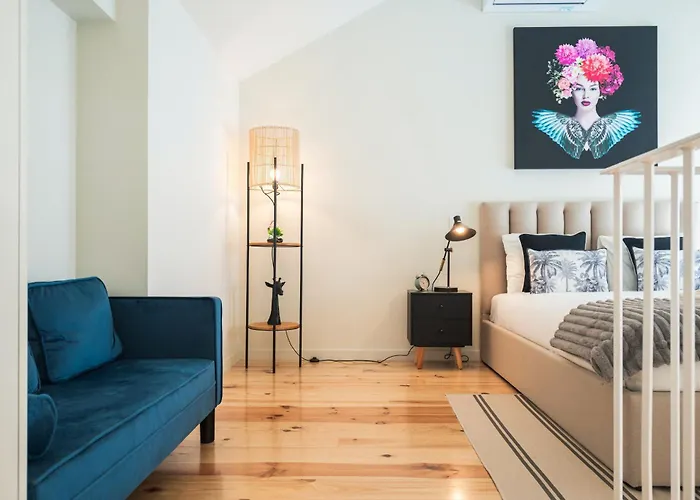 شقة Luxury Style 30 With Ac Downtown Near Metro بورتو