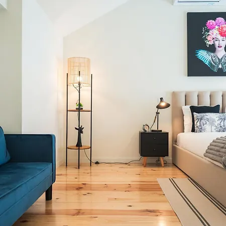 Apartment Luxury Style 30 With Ac Downtown Near Metro Porto